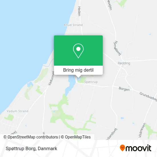 Spøttrup Borg kort