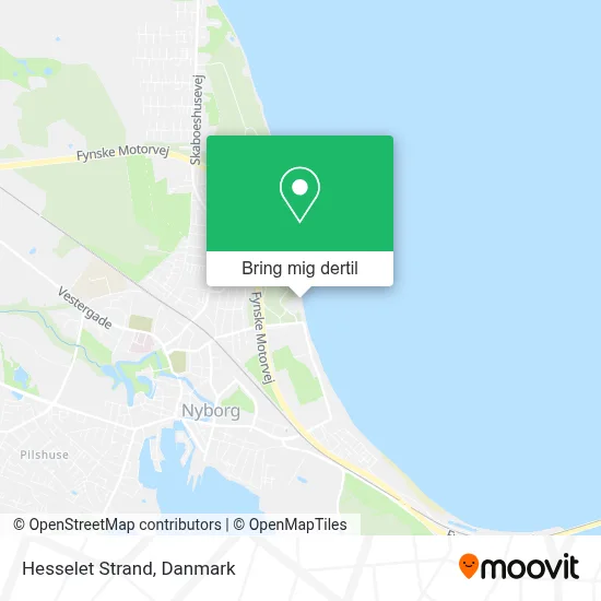Hesselet Strand kort