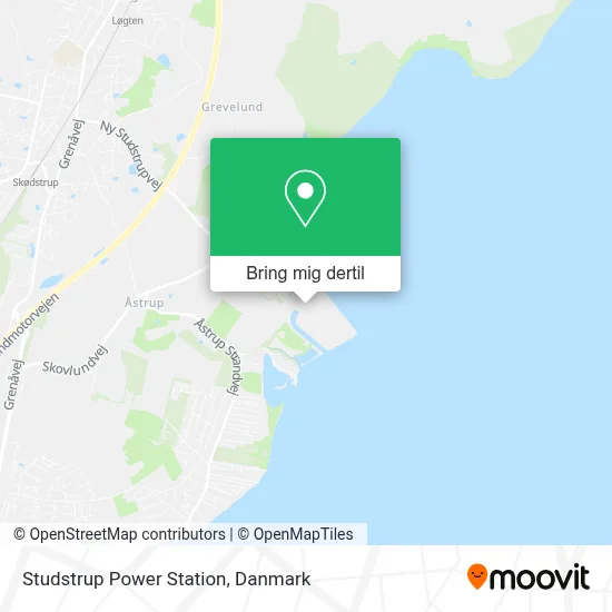Studstrup Power Station kort