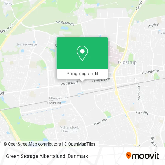 Green Storage Albertslund kort