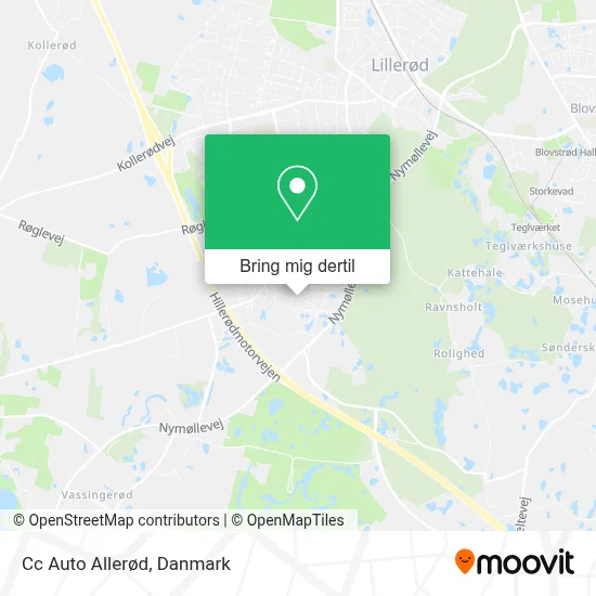 Cc Auto Allerød kort