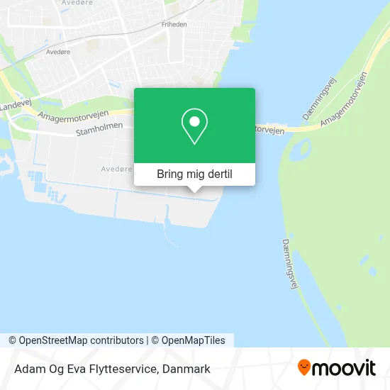 Adam Og Eva Flytteservice kort