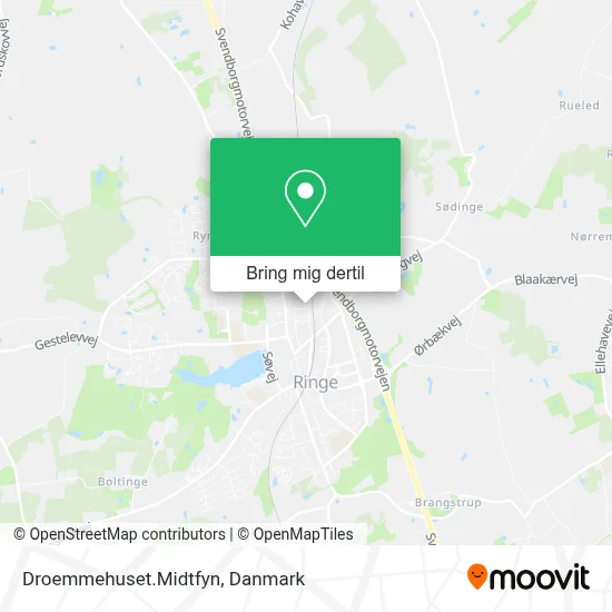 Droemmehuset.Midtfyn kort