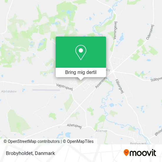 Brobyholdet kort