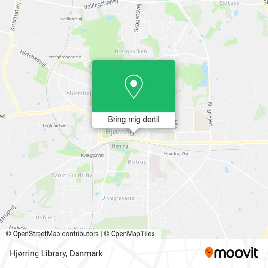 Hjørring Library kort