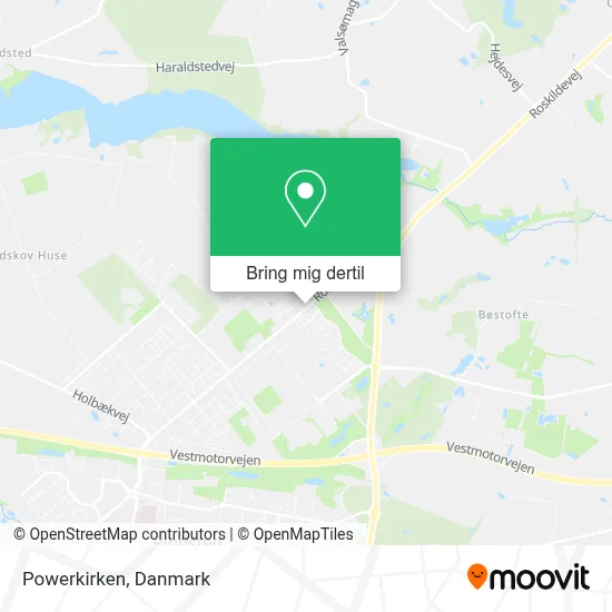 Powerkirken kort