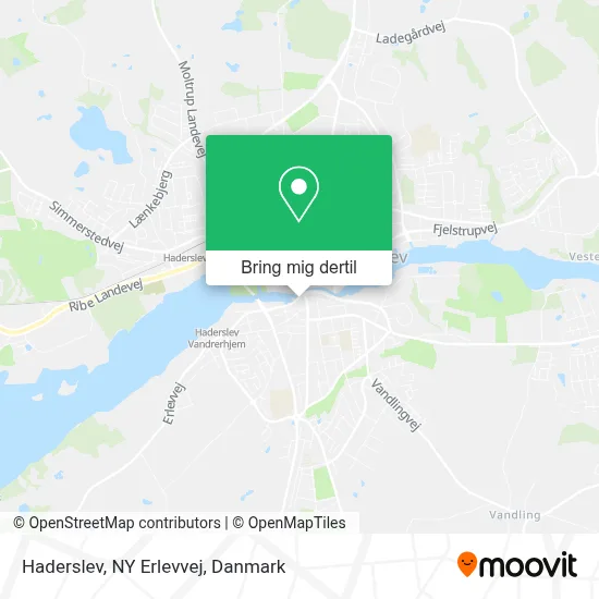 Haderslev, NY Erlevvej kort