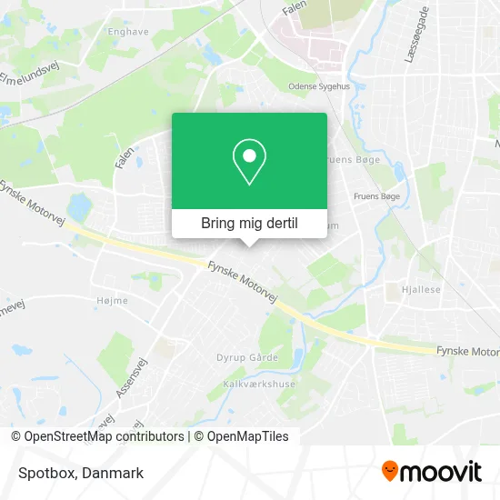 Spotbox kort