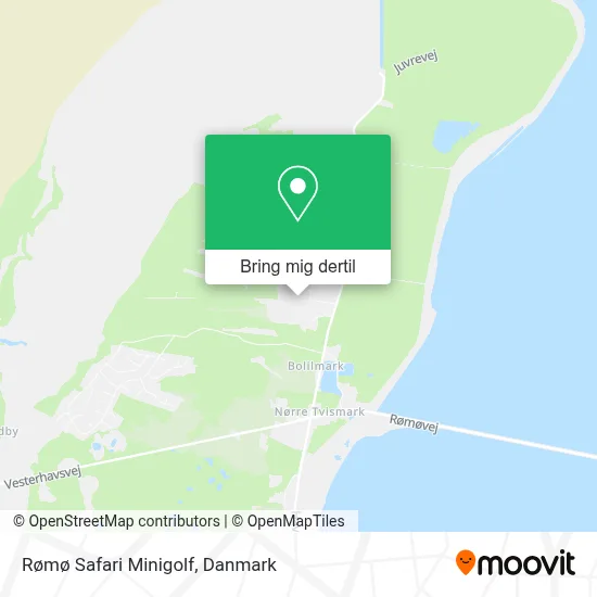 Rømø Safari Minigolf kort