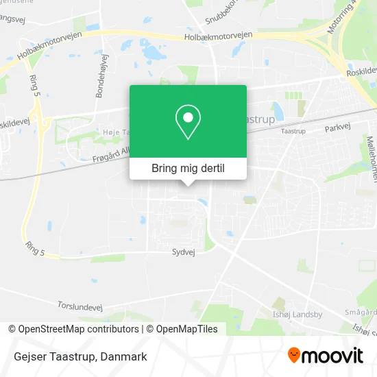 Gejser Taastrup kort