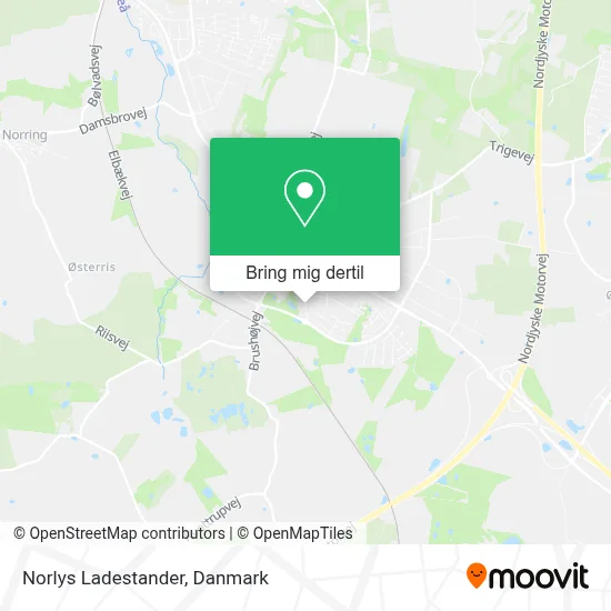 Norlys Ladestander kort