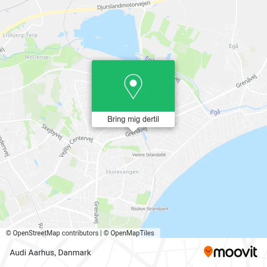 Audi Aarhus kort