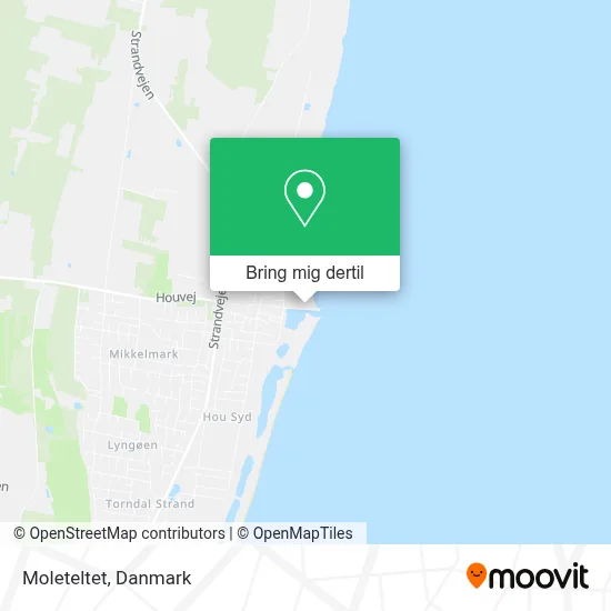 Moleteltet kort