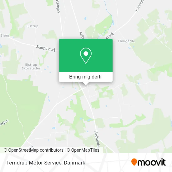 Terndrup Motor Service kort