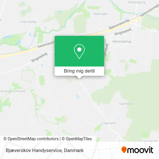 Bjæverskov Handyservice kort