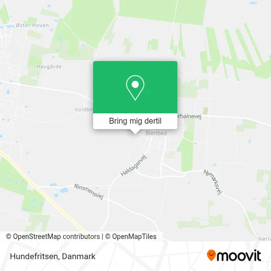 Hundefritsen kort