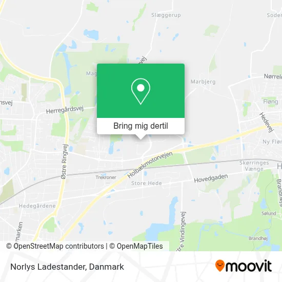 Norlys Ladestander kort