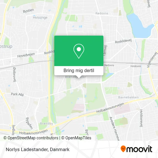 Norlys Ladestander kort