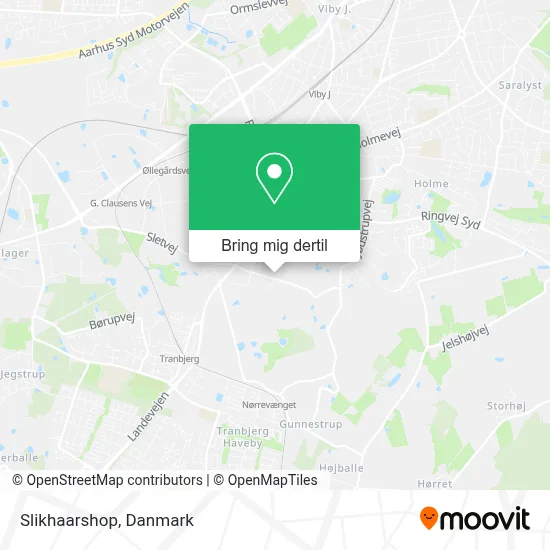Slikhaarshop kort