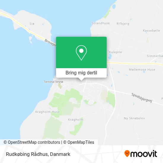 Rudkøbing Rådhus kort