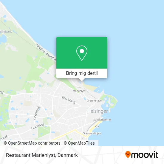 Restaurant Marienlyst kort