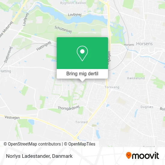 Norlys Ladestander kort