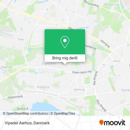 Vipadel Aarhus kort