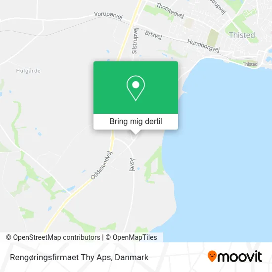 Rengøringsfirmaet Thy Aps kort
