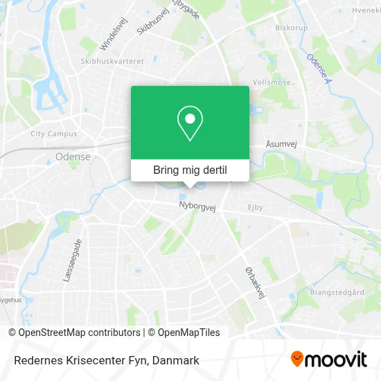 Redernes Krisecenter Fyn kort