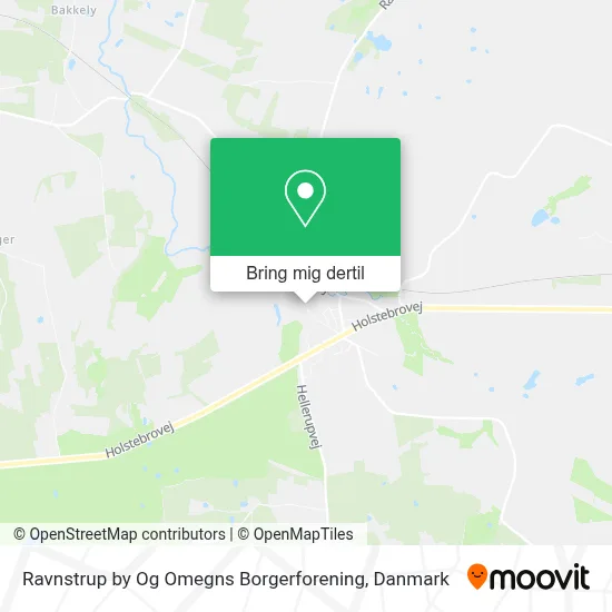Ravnstrup by Og Omegns Borgerforening kort