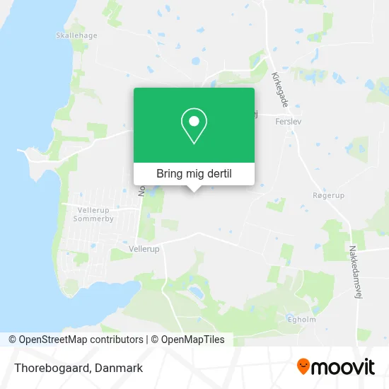 Thorebogaard kort