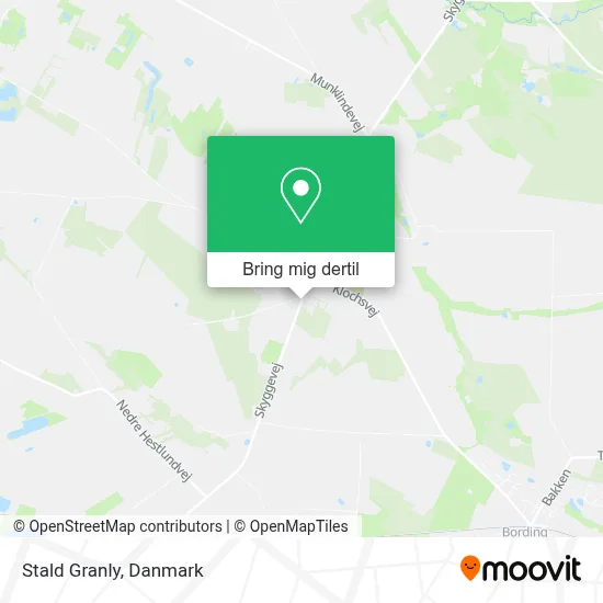 Stald Granly kort