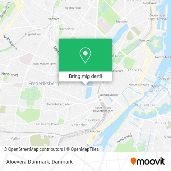 Aloevera Danmark kort