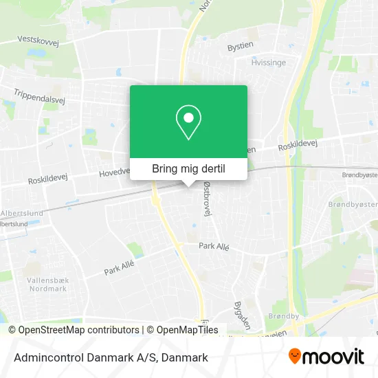 Admincontrol Danmark A/S kort