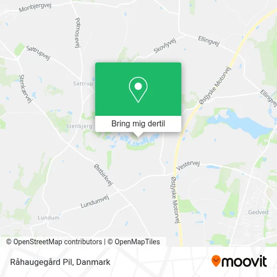 Råhaugegård Pil kort