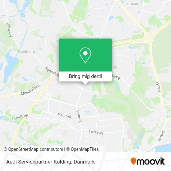 Audi Servicepartner Kolding kort