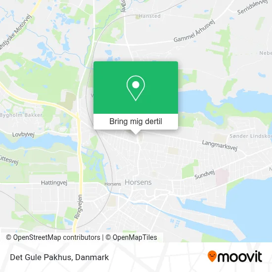 Det Gule Pakhus kort