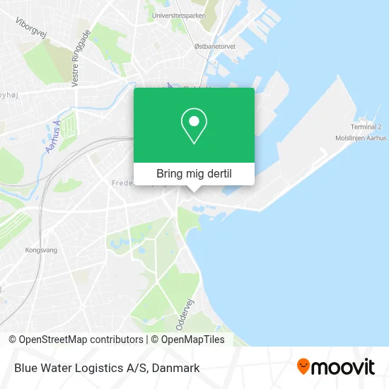 Blue Water Logistics A/S kort