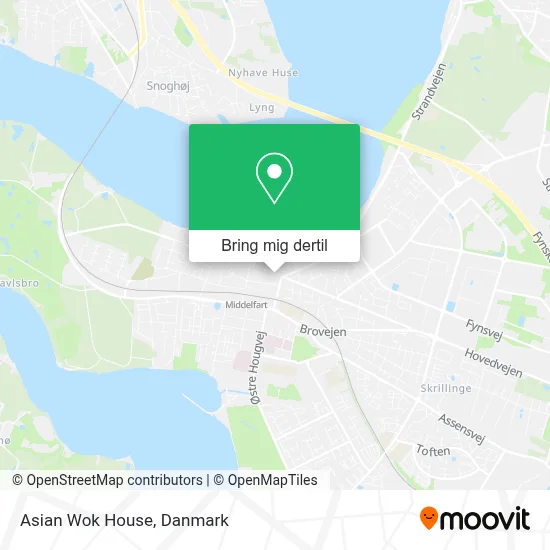 Asian Wok House kort