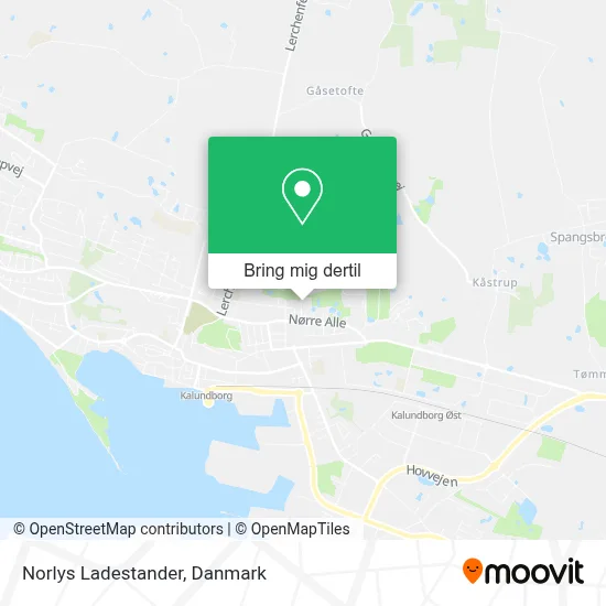 Norlys Ladestander kort