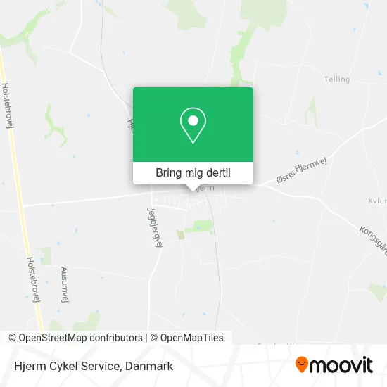 Hjerm Cykel Service kort