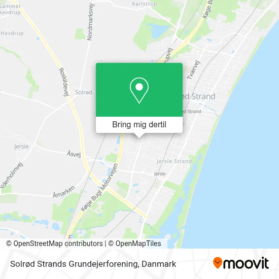 Solrød Strands Grundejerforening kort