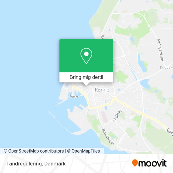 Tandregulering kort