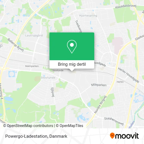 Powergo-Ladestation kort