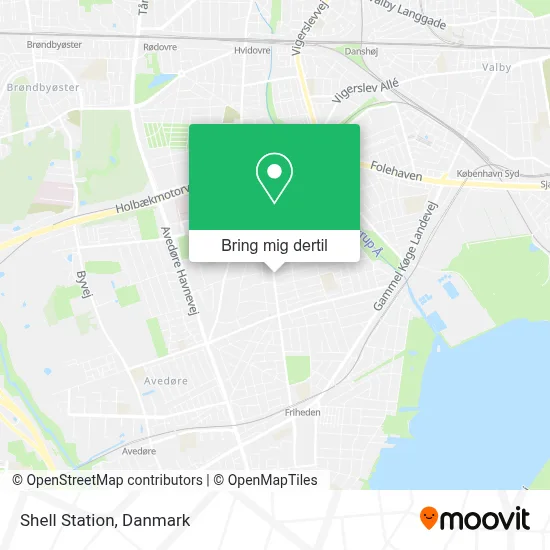 Shell Station kort
