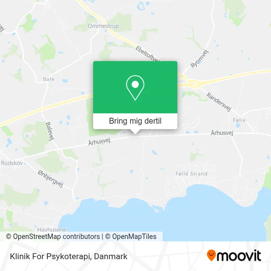 Klinik For Psykoterapi kort