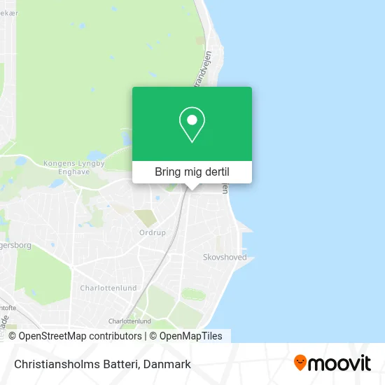 Christiansholms Batteri kort