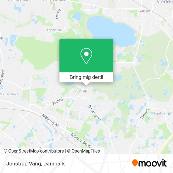 Jonstrup Vang kort