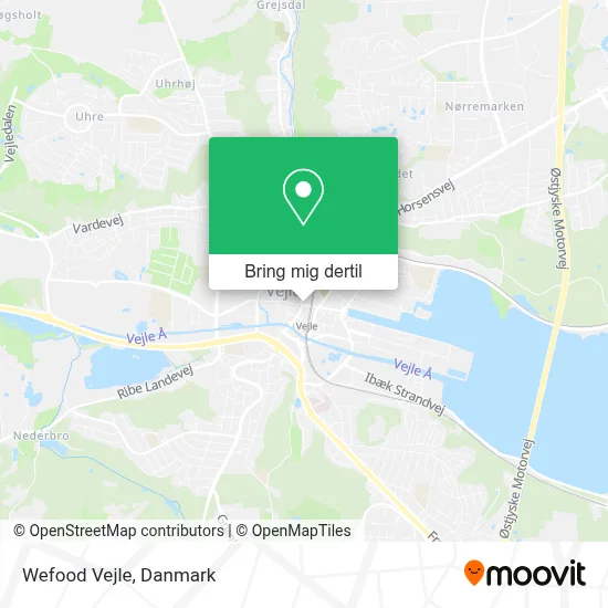 Wefood Vejle kort