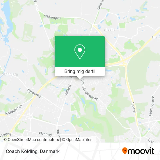 Coach Kolding kort